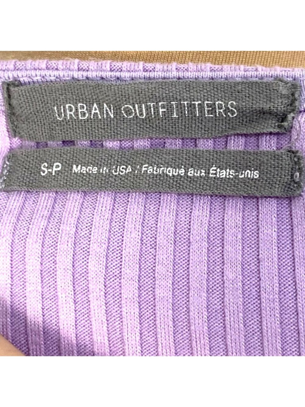 Urban Outfitters Lilac Skater Fairy Coquette Dress S Ribbed Flare Sleeve A-line - Picture 9 of 11